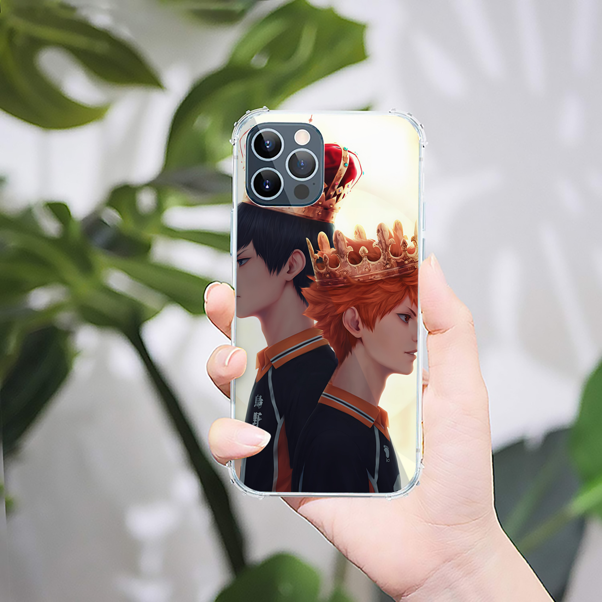 （画像用） ハイキュー!! Haikyu!! 【iPhone 12シリーズ対応】透明スマホケース（クリアソフトケース）